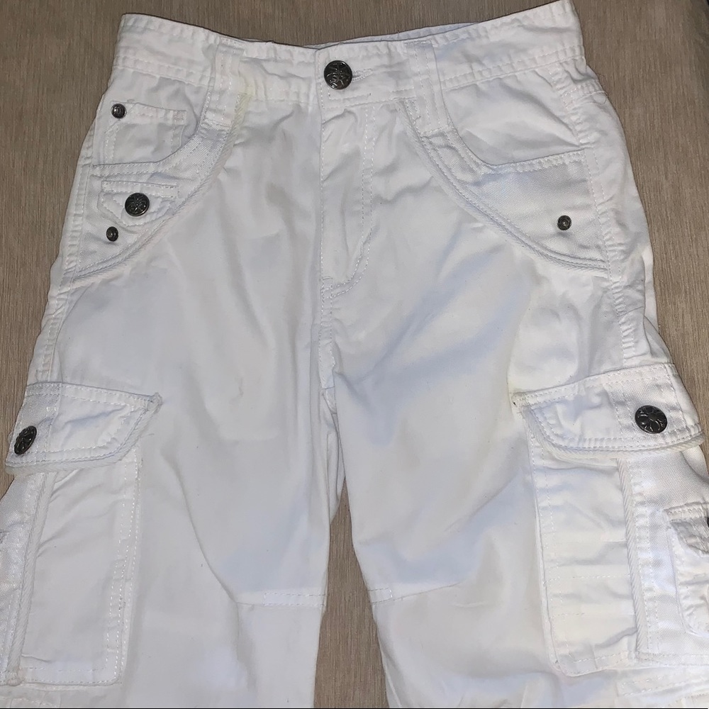 KIDS BOYS Cargo Shorts (white)